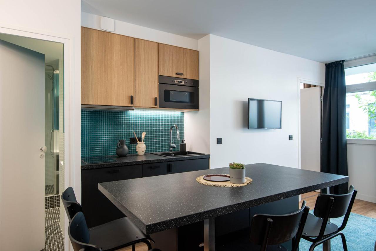 New - Superbe 1 Bdr Appt - Design 60'S - Paris 15E Apartment Luaran gambar